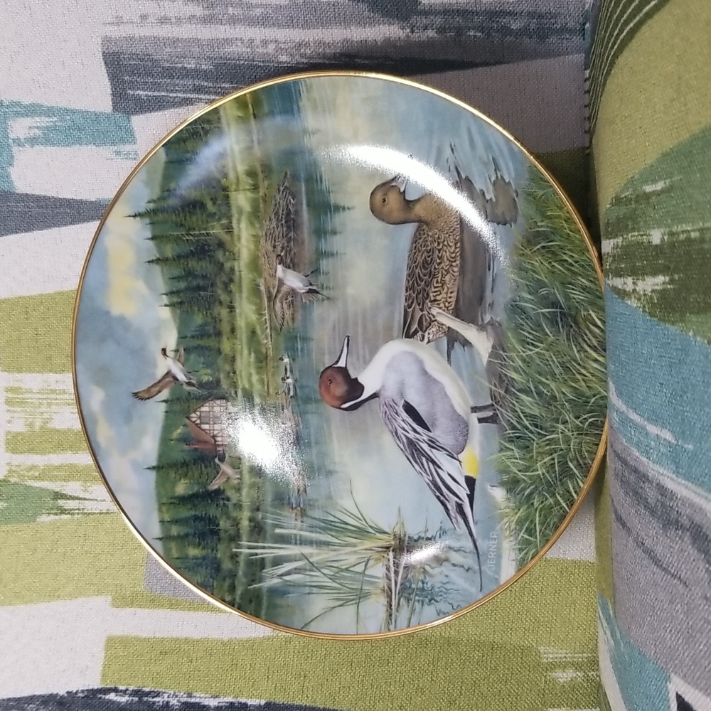 1986 Limited Edition The Pintail By Bart Jerner Plate No 3253C